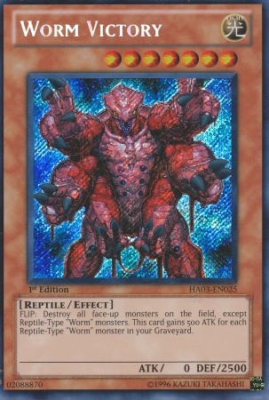 Worm Victory [HA03-EN025] Secret Rare Online now