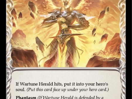 Wartune Herald (Blue) [U-MON028-RF] Unlimited Rainbow Foil Online