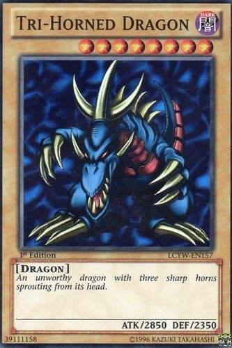 Tri-Horned Dragon [LCYW-EN157] Super Rare For Cheap