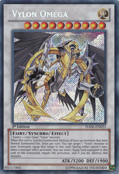 Vylon Omega [HA06-EN023] Secret Rare Sale