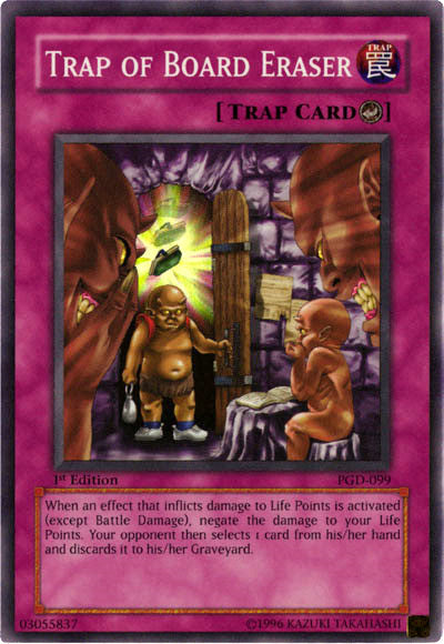 Trap of Board Eraser [PGD-099] Super Rare Online now