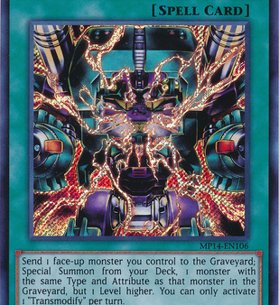 Transmodify [MP14-EN106] Secret Rare Online Sale