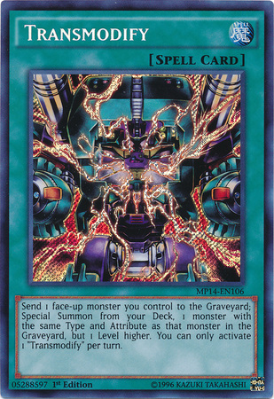 Transmodify [MP14-EN106] Secret Rare Online Sale