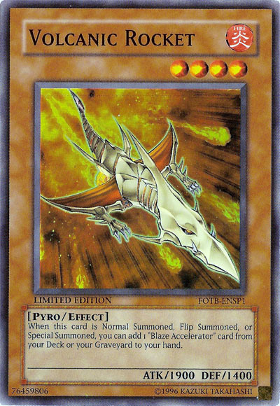 Volcanic Rocket [FOTB-ENSP1] Super Rare Hot on Sale