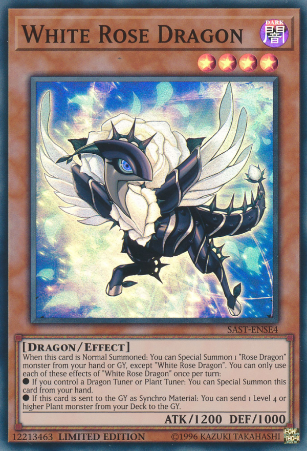 White Rose Dragon [SAST-ENSE4] Super Rare Online