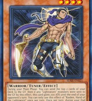 Raiden, Hand of the Lightsworn [SDRR-EN021] Common For Sale