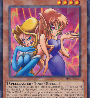 Toon Gemini Elf [BP03-EN014] Shatterfoil Rare For Discount