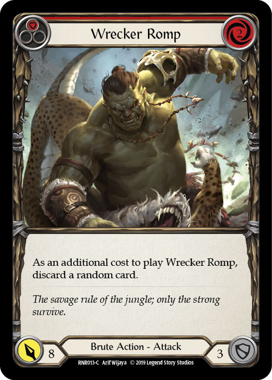 Wrecker Romp (Red) [RNR013-C] (Rhinar Hero Deck)  1st Edition Normal Online now