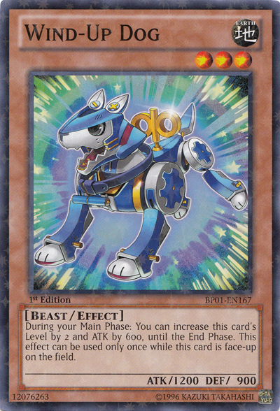 Wind-Up Dog [BP01-EN167] Starfoil Rare Online now