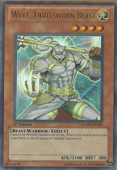 Wulf, Lightsworn Beast [RYMP-EN103] Ultra Rare Cheap