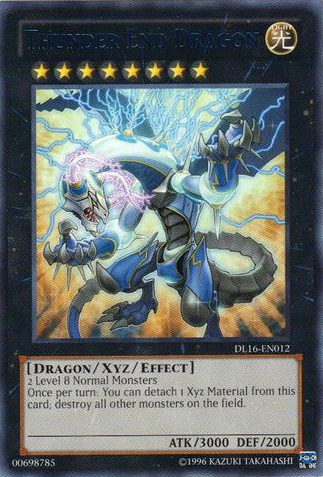 Thunder End Dragon (Blue) [DL16-EN012] Rare For Cheap