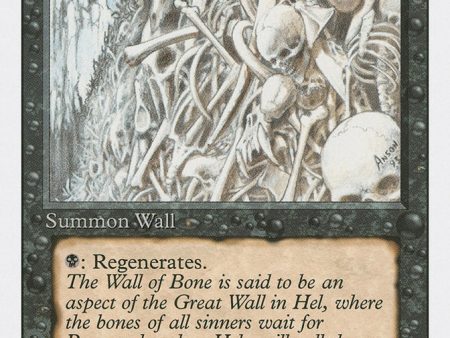 Wall of Bone [Revised Edition] on Sale