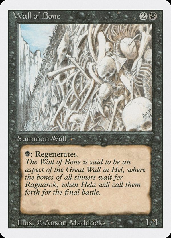 Wall of Bone [Revised Edition] on Sale