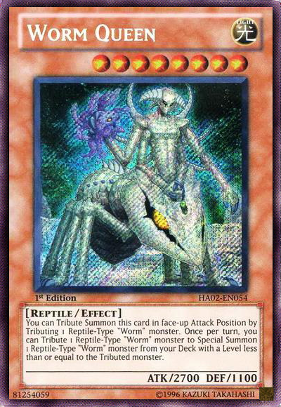 Worm Queen [HA02-EN054] Secret Rare For Discount