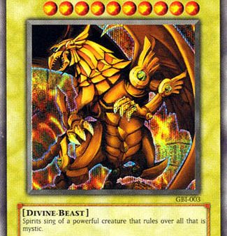 The Winged Dragon of Ra (Secret Rare) [GBI-003] Secret Rare Discount